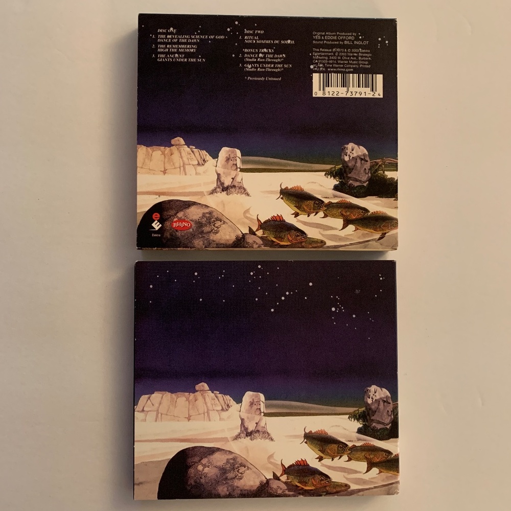 Yes "Topographic Oceans" 2003 ReIssue CD - Picture 2 of 6